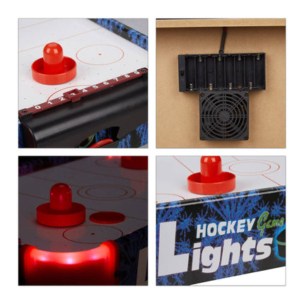 Air hockey table game LED