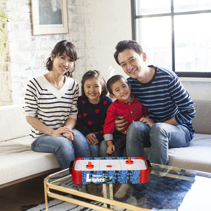 Air hockey table game LED