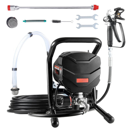 Airless Paint Sprayer with Stand, 650W, 3000 PSI, 25 ft Hose