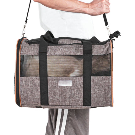 Airline-Approved Rolling Cat Carrier, Wheels, 22 lb