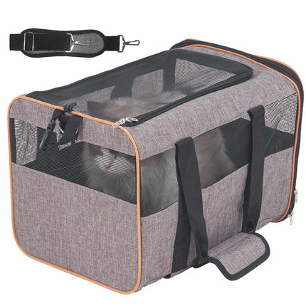 Airline-Approved Rolling Cat Carrier, Wheels, 22 lb
