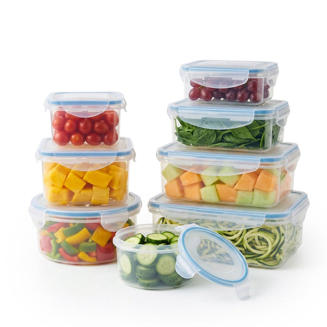 Airtight Food Storage Containers Set, 8 Sizes