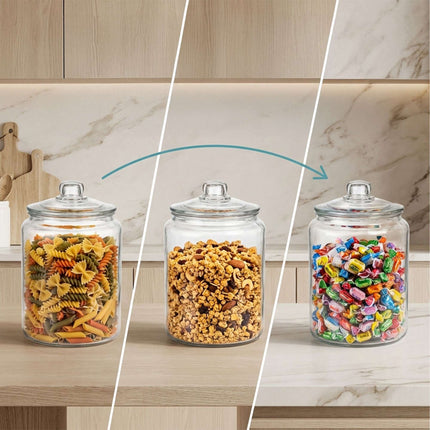 Airtight Glass Storage Jar with Silicone Seal