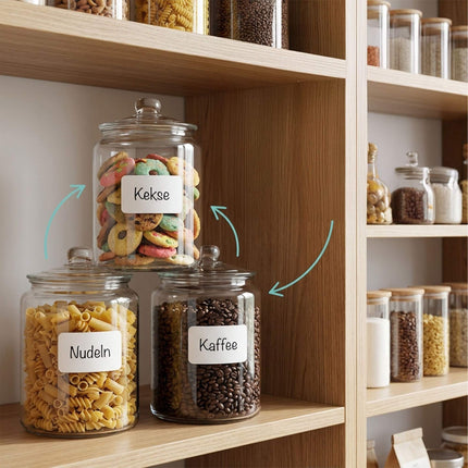Airtight Glass Storage Jar with Silicone Seal