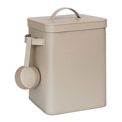Airtight Metal Storage Tin with Scoop