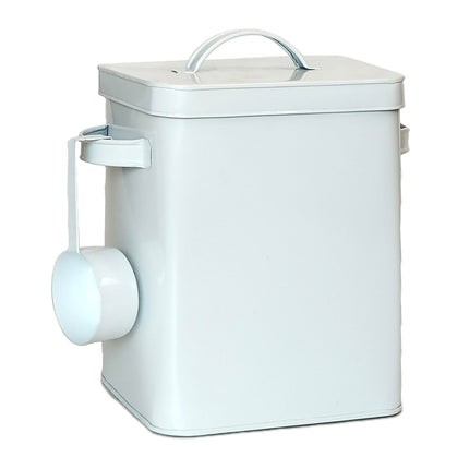 Airtight Metal Storage Tin with Scoop