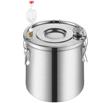 Alcohol Still 5 Gal, Stainless Steel, Dual Copper Condenser
