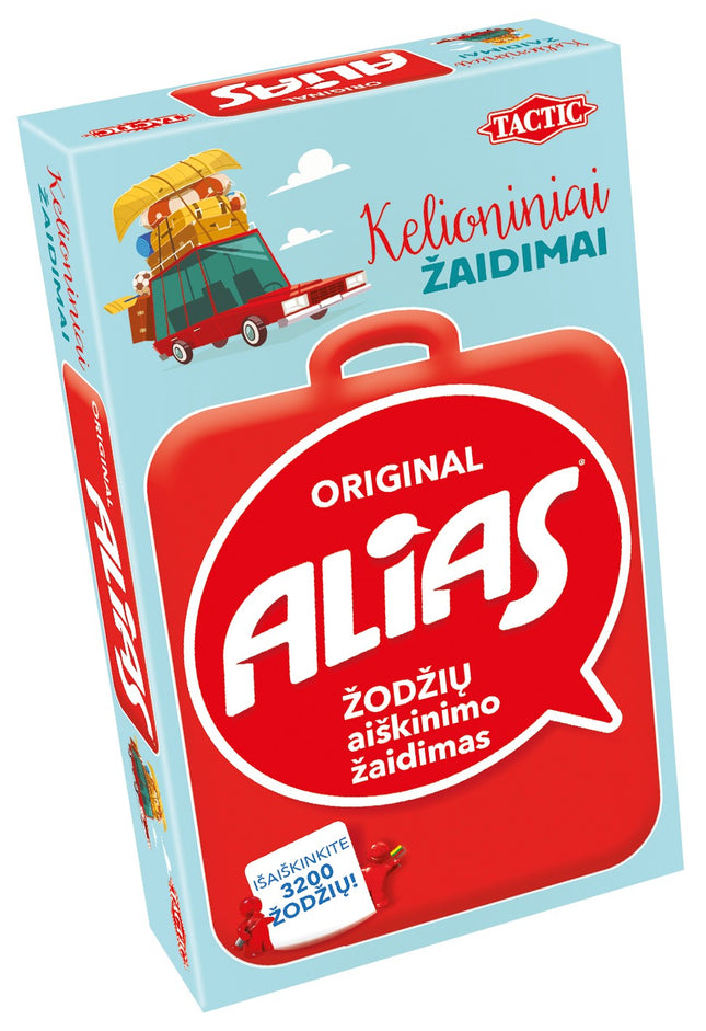 Alias Travel Board Game in Lithuanian – Fun for All Ages