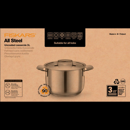 All Steel pot 3.0L