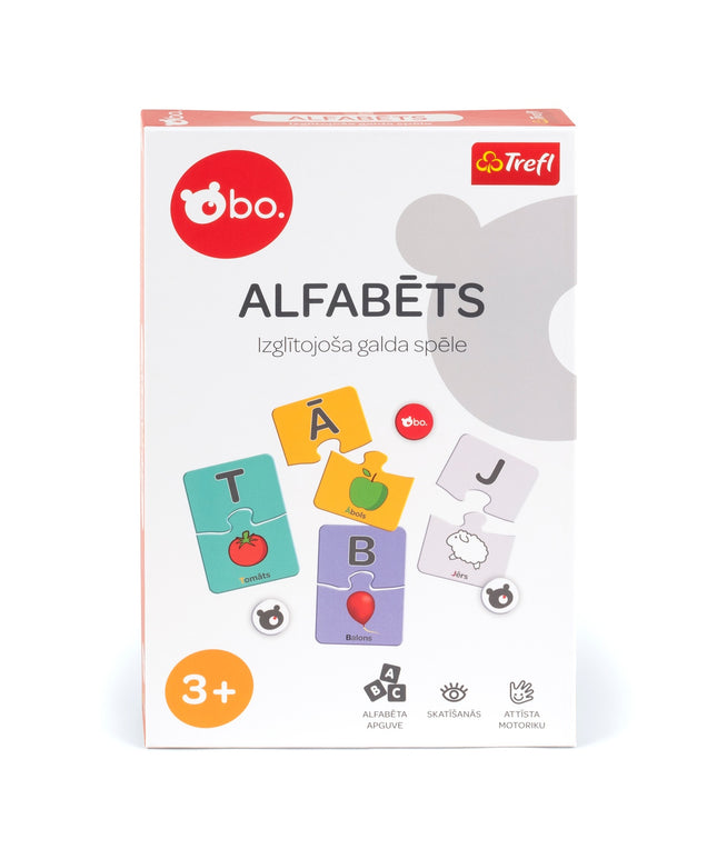 Alphabet Educational Board Game in Latvian Language
