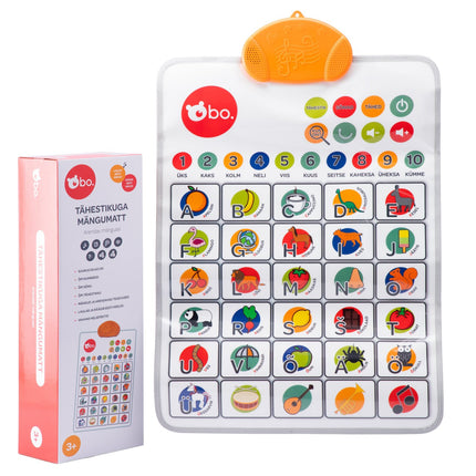 Alphabet Playmat Educational Toy for Kids, Estonian Language