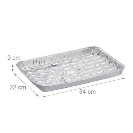 Aluminium Barbecue Trays, Set of 25