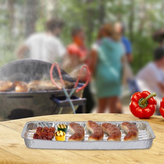 Aluminium Barbecue Trays, Set of 25