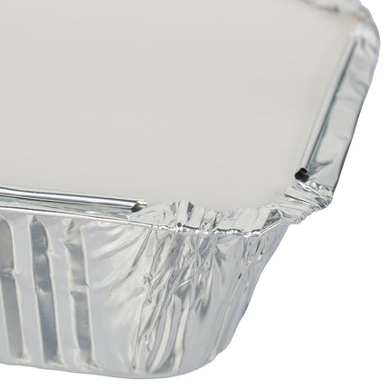 Aluminium Food Trays with Lids – Set of 100