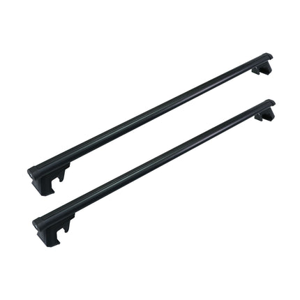 Aluminium Roof Bars, Black, 135 cm – Universal Fit
