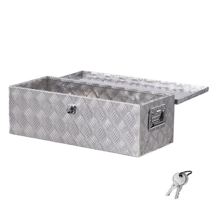 Aluminum Truck Bed Tool Box 30x13x9.6 in, Lock & Keys