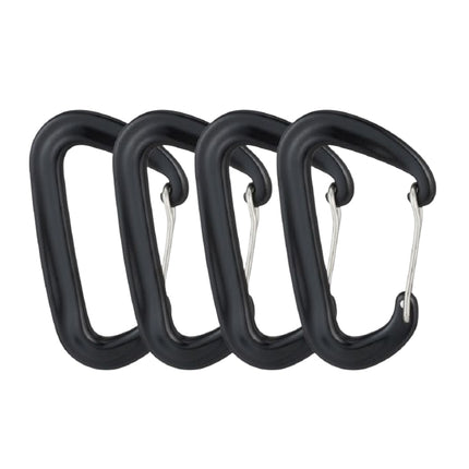 Aluminum carabiner, set of 4