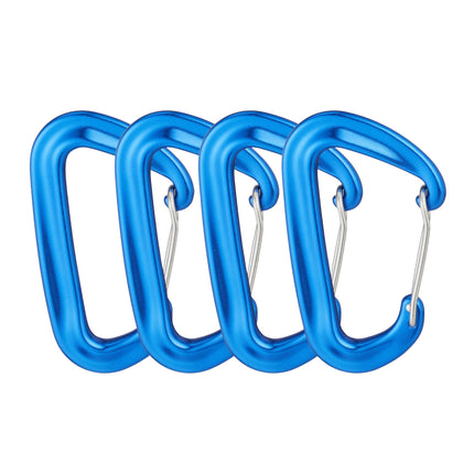 Aluminum carabiner, set of 4