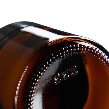 Amber Glass Cream Jars, 60 ml, UV Protection, Leak-Proof