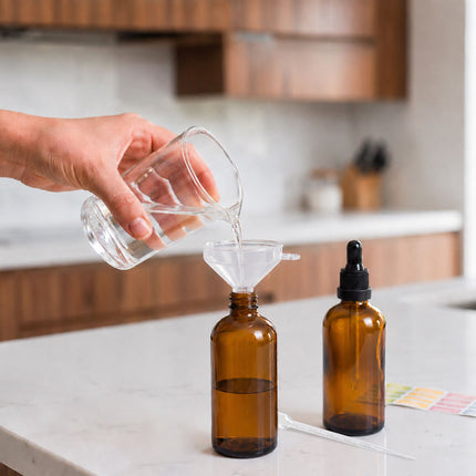 Amber Glass Dropper Bottles, 100 ml, 12-Pack Set