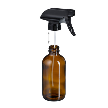 Amber Glass Spray Bottles, Set of 4 – UV Protection