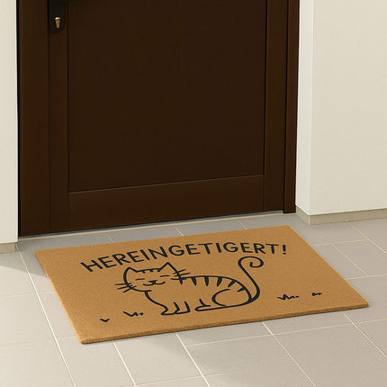 Animal Doormat, Coconut Fiber, 60x40 cm, Dirt-Trapping