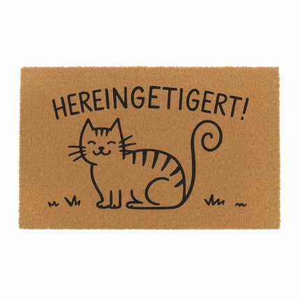 Animal Doormat, Coconut Fiber, 60x40 cm, Dirt-Trapping