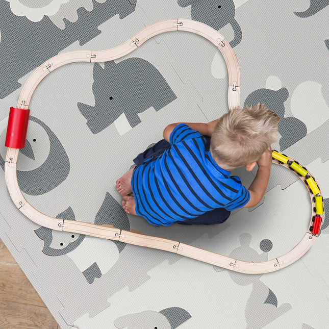 Animal Puzzle Mat – Foam, 6 Mats, 12 Edges