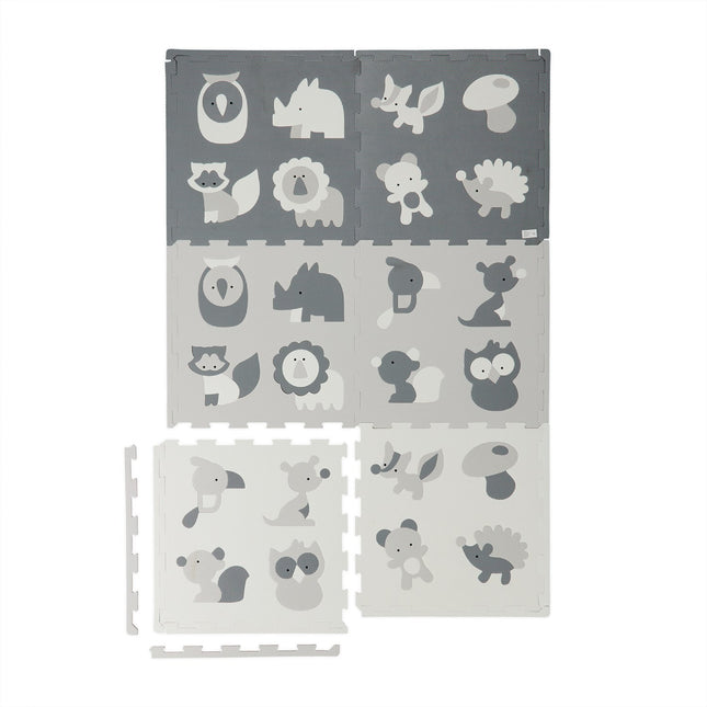 Animal Puzzle Mat – Foam, 6 Mats, 12 Edges