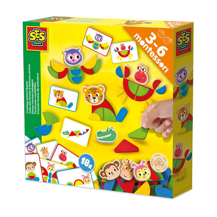 Animal Shape Creation Kit for Montessori Learning Activities