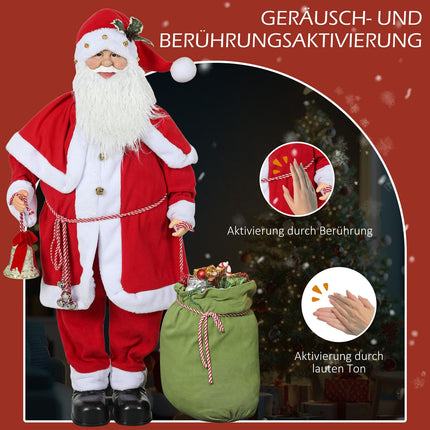 Animated Santa Claus with Music and Motion, Indoor Use