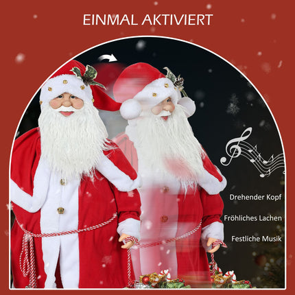 Animated Santa Claus with Music and Motion, Indoor Use