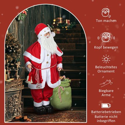 Animated Santa Claus with Music and Motion, Indoor Use