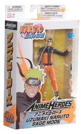 Anime Heroes Naruto Figure With Accessories, 16 Cm - Uzumaki Naruto Sage Mode