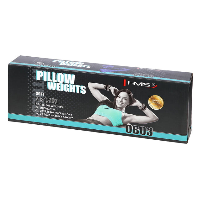 Ankle & Wrist Weights, 2 x 1.5 kg, Adjustable Fitness