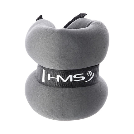 Ankle & Wrist Weights, 2 x 2 kg, Gray