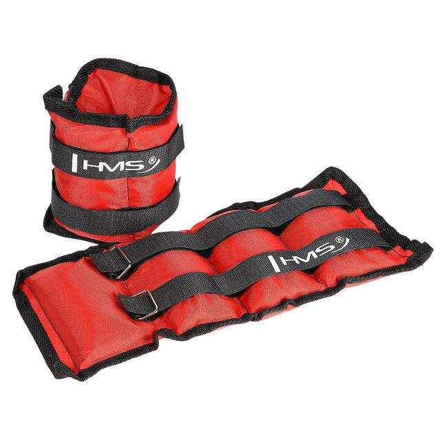 Ankle & Wrist Weights, Red, 2 x 1.5 kg