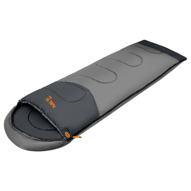 Anthracite-Orange Sleeping Bag, Size L
