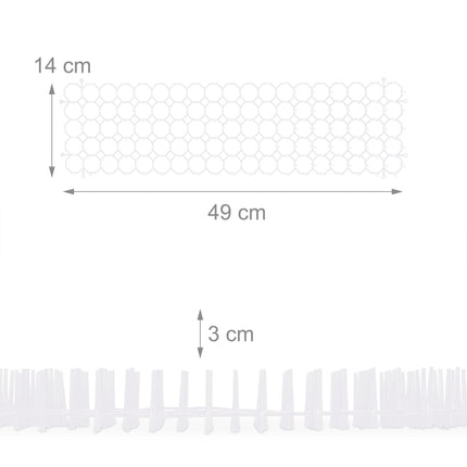 Anti Cat Spike Mats, Set of 12 – Garden Animal Deterrent