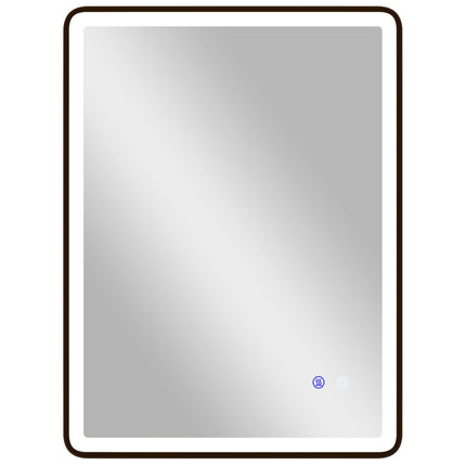 Anti-Fog LED Bathroom Mirror, Dimmable, 80x60 cm