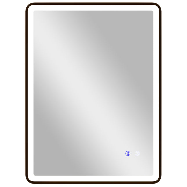 Anti-Fog LED Bathroom Mirror, Dimmable, 80x60 cm