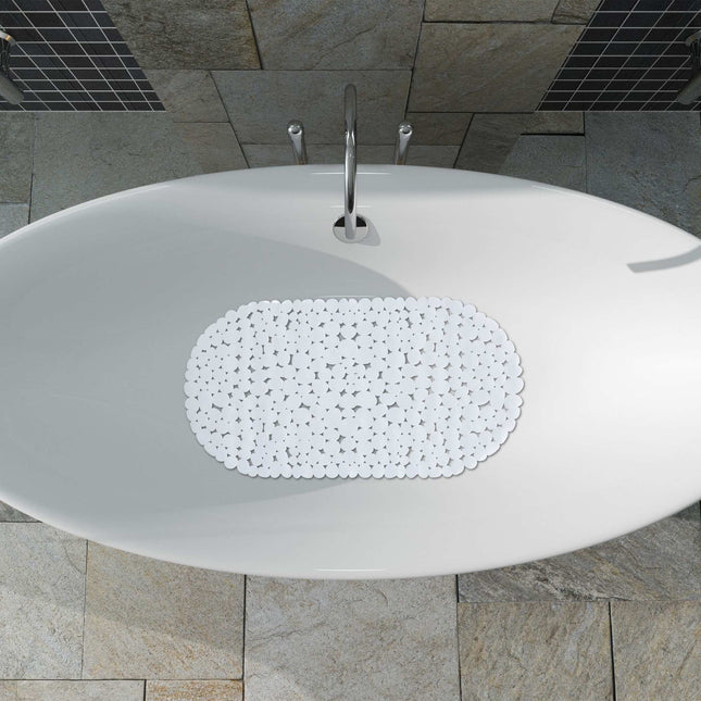 Anti-Slip Bath Mat Stone Design