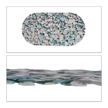 Anti-Slip Bath Mat Stone Design