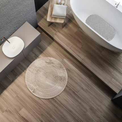 Anti-Slip Bath Mat Stone Design