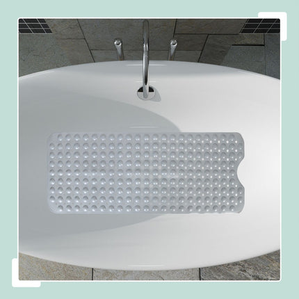Anti-Slip Bathtub Mat with Massage Effect, Large