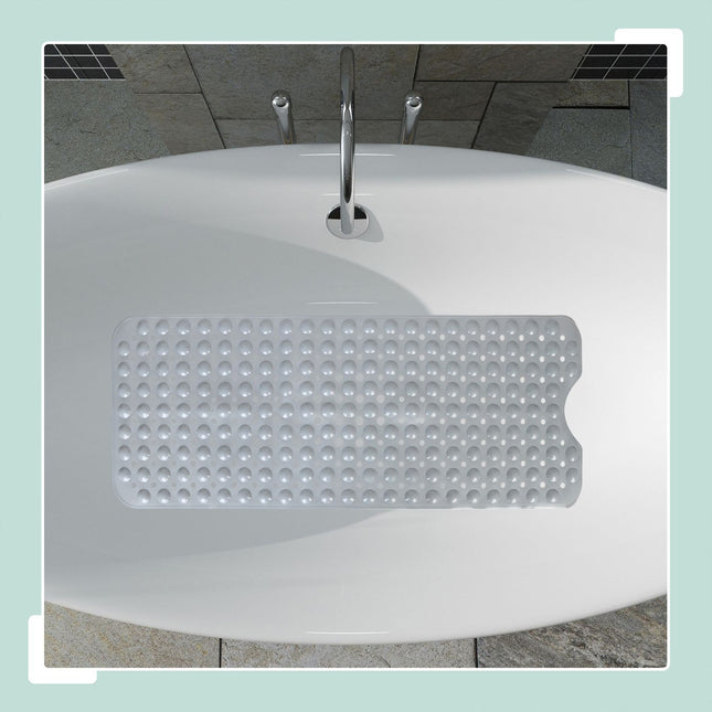 Anti-Slip Bathtub Mat with Massage Effect, Large