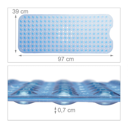 Anti-Slip Bathtub Mat with Massage Effect, Quick-Dry