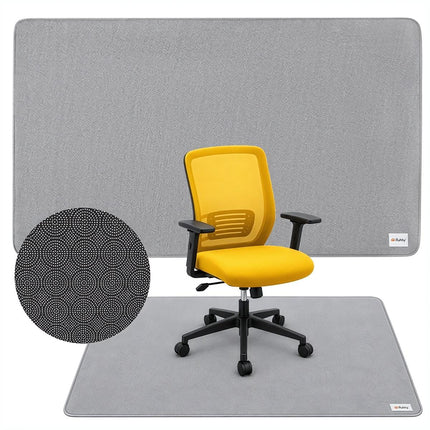 Anti-Slip Chair Mat 100 x 150 cm for Home and Office Desks, PU Backing