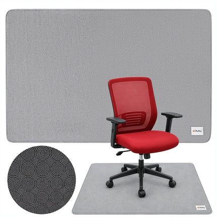 Anti-Slip Floor Mat for Chairs and Armchairs 80 x 120 cm, PU Backing
