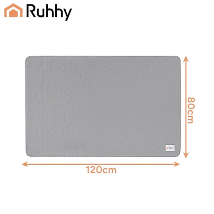Anti-Slip Floor Mat for Chairs and Armchairs 80 x 120 cm, PU Backing
